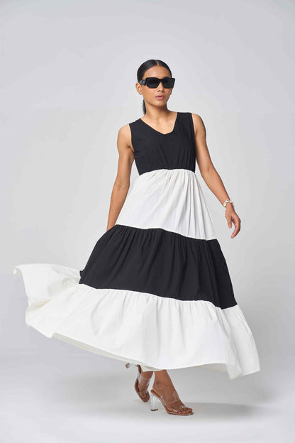 Marbella Monochrome Dress