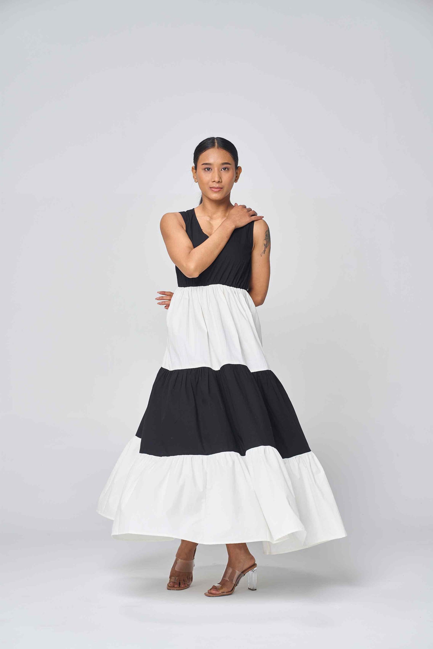 Marbella Monochrome Dress